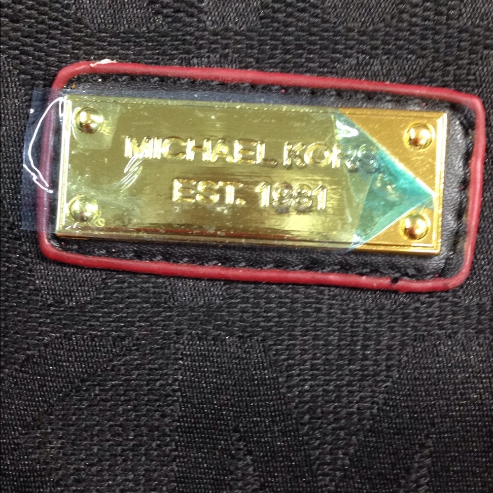 NWOT Michael Kors black cloth purse - Picture 4 of 10